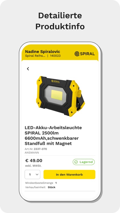 SPIRAL Easy Order 4.0 screenshot-3