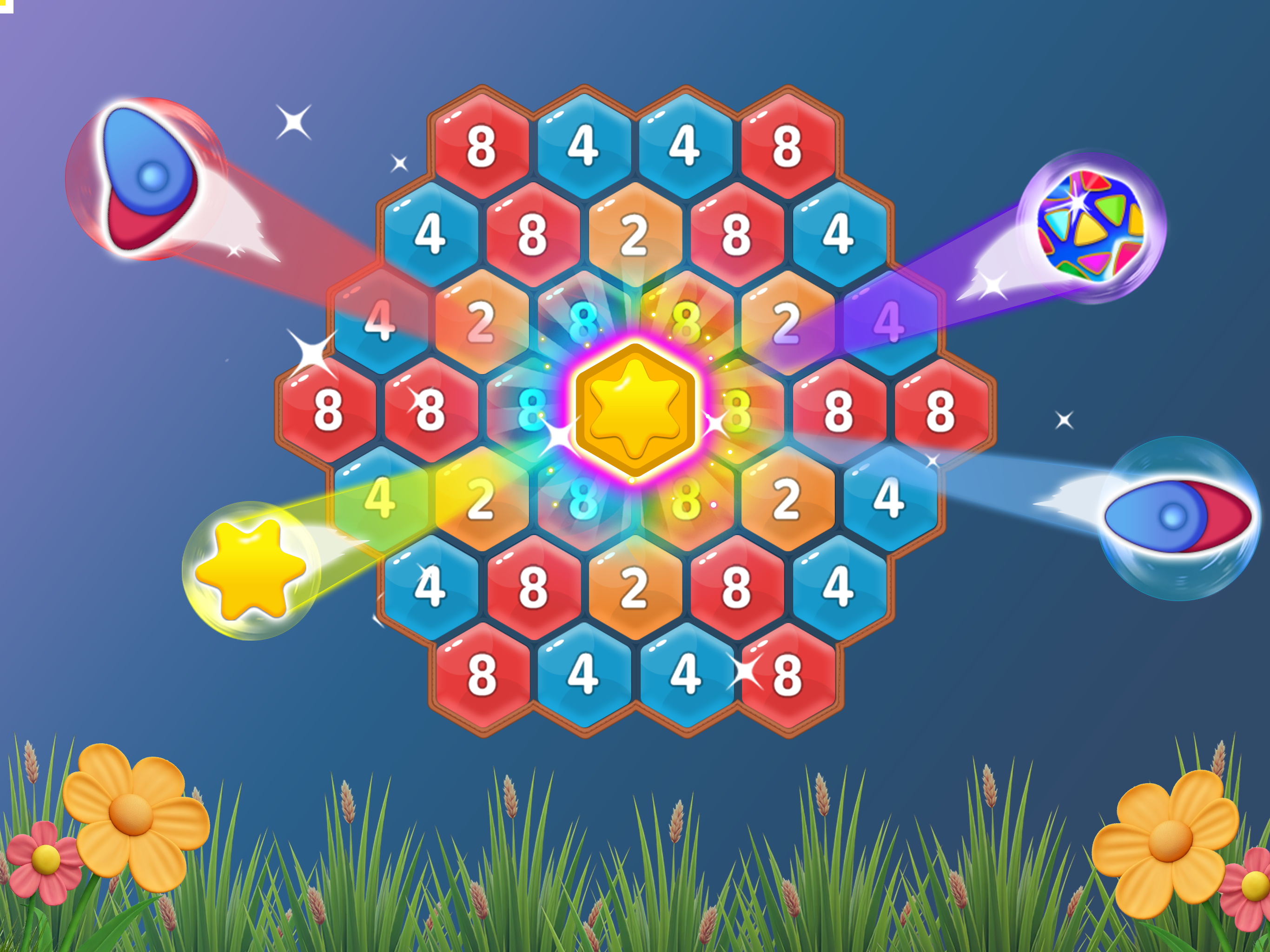 Hexagon Merge Mania