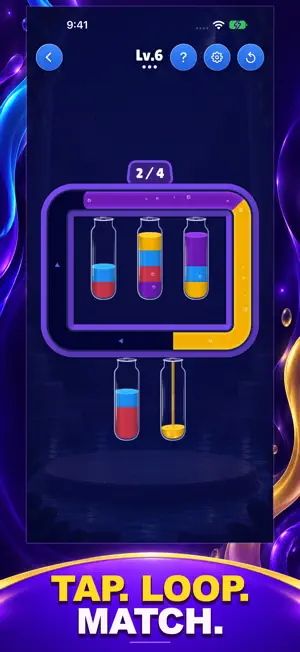 Water Loooooop: Color Sort screenshot 1