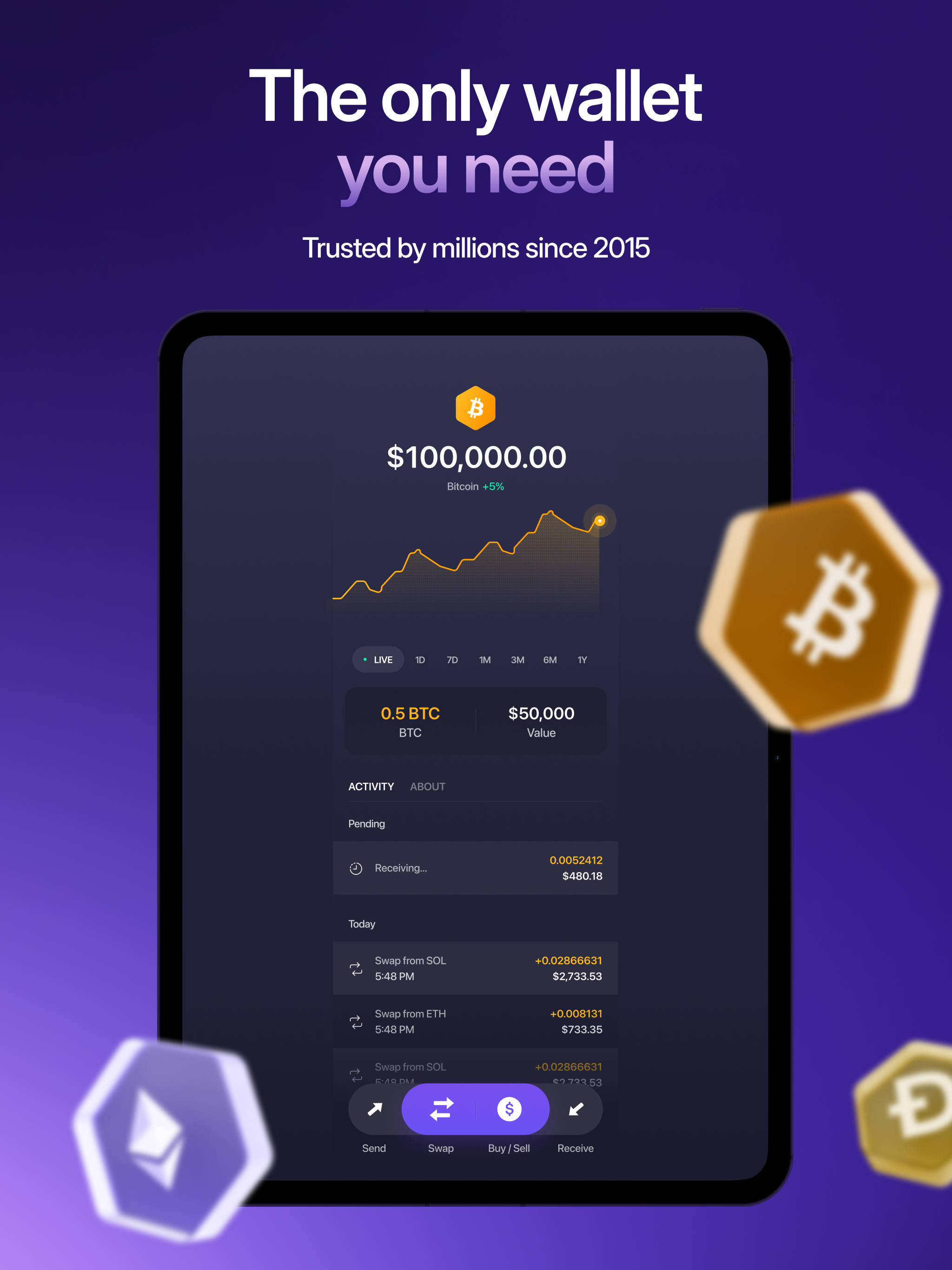 Exodus: Crypto Bitcoin Wallet on Decrypt IPA Store