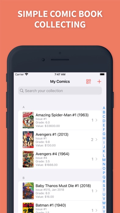 LuckyComic: Comic Book Scanner Screenshot