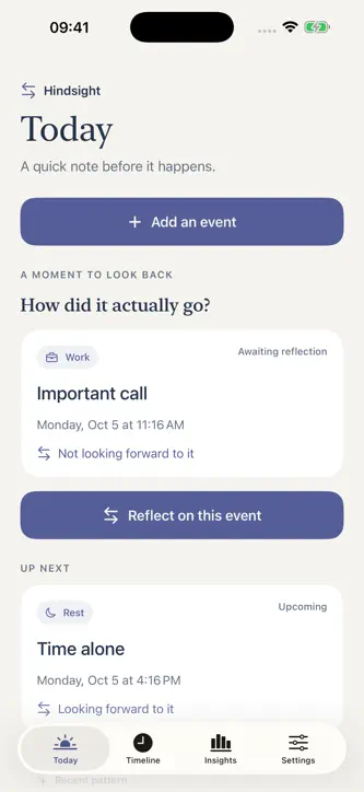 Hindsight: Before & After screenshot 1