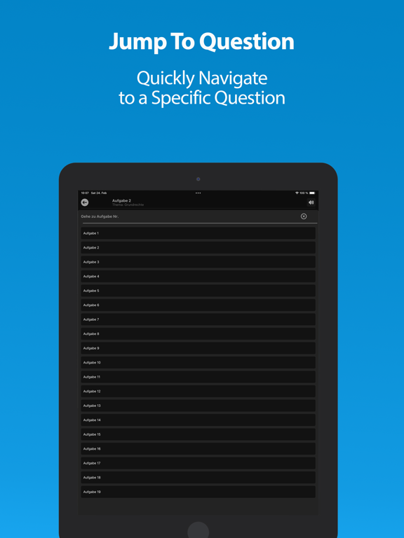 Leben in Deutschland 310Fragen iPad screenshot 8 - Education app