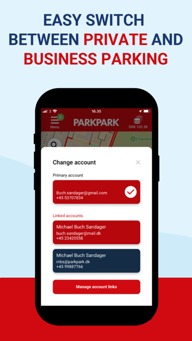 PARKPARK - Parkeringsapp Screenshot