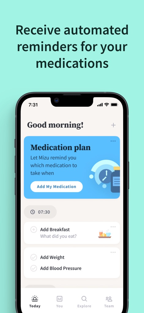 Mizu - Your CKD companion - Medical App | MWM