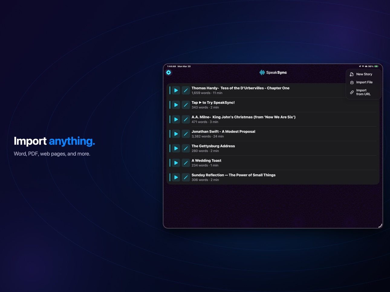 iPad screenshot