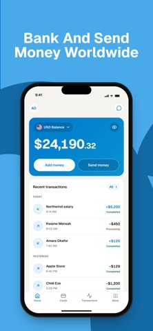 Easner: Global Mobile Banking Screenshot 2 of 10