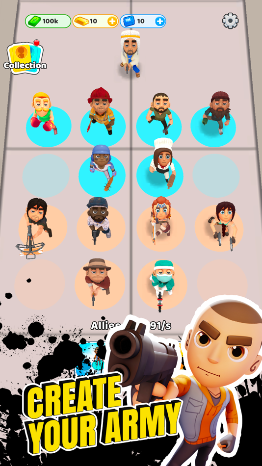 #1. Survivor Idle Run: Z-RPG Game (iOS) โดย: Midnite