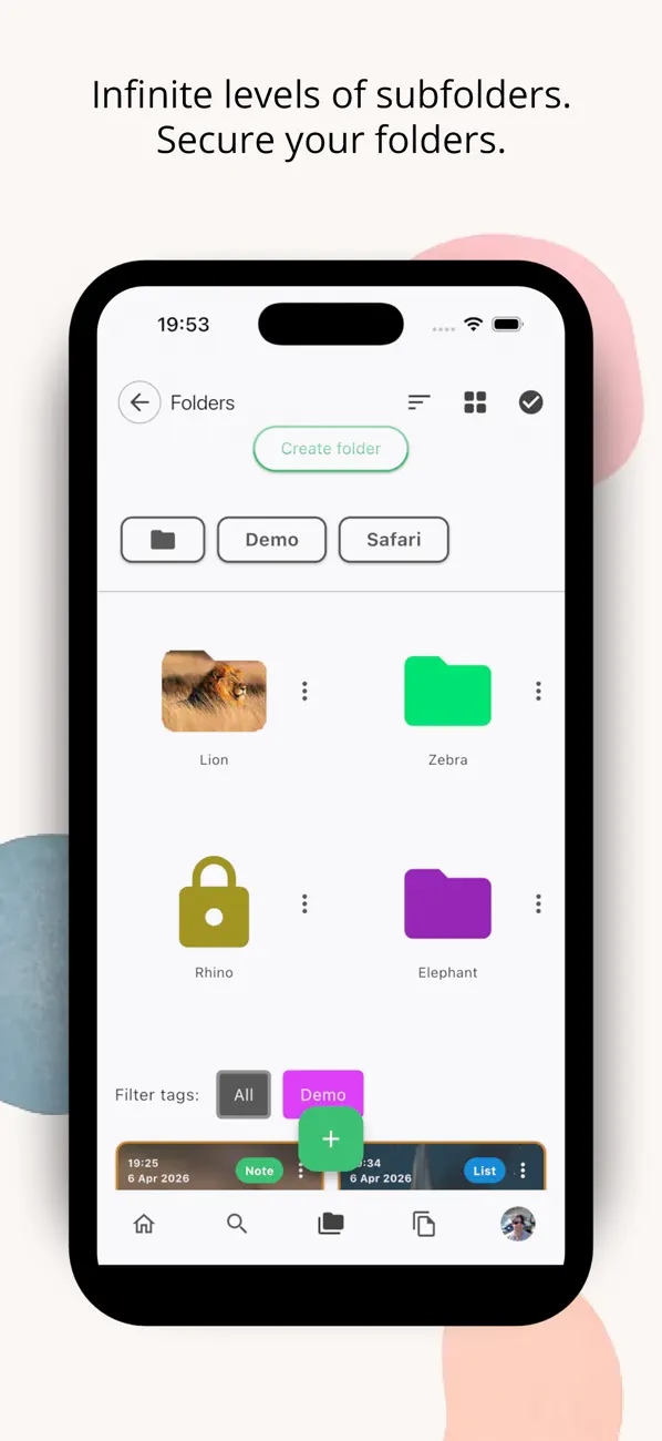 Screenshot #2 pour Note-ify: Notes, Lists & Tasks