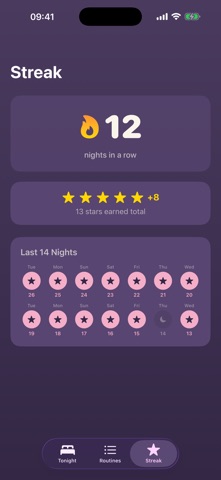 Roost Bedtime Routines iPhone screenshot