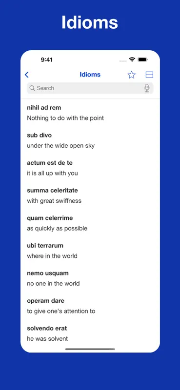 Latin phrases and vocabulary screenshot 3 of 10