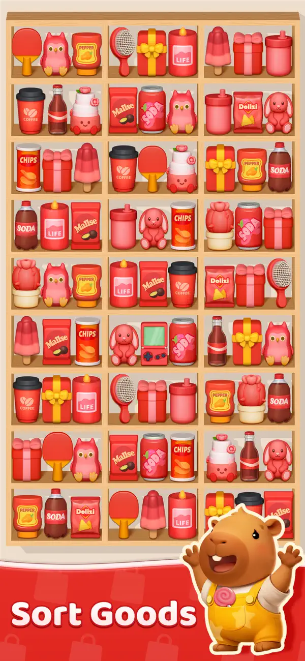 #5. Goods Mart: Sort & Match (iOS) De: Playful Bytes Studio