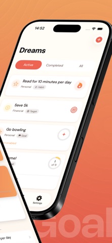 Viva: Bucket List Goal Tracker screenshot
