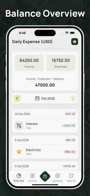 Daily Expense Manager. screenshot 1