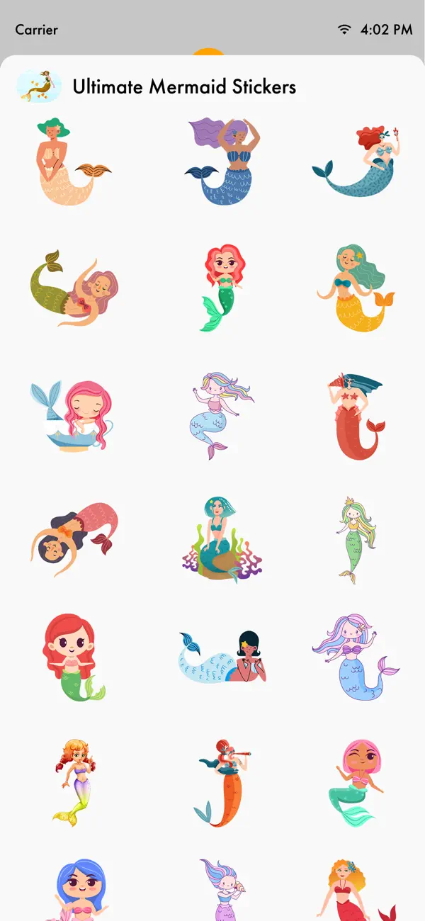 Screenshot #3 pour Ultimate Mermaid Stickers
