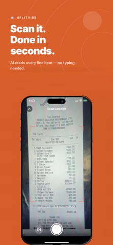 SplitVibe: AI Bill Splitter screenshot