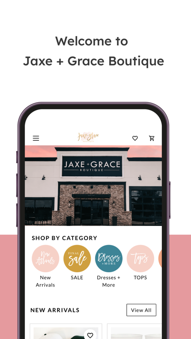 Jaxe + Grace Boutique Screenshot