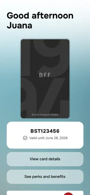 Bistro BFF iPhone screenshot 2