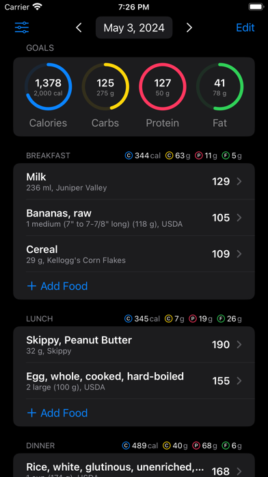 CountIt - Calorie Tracker Screenshot