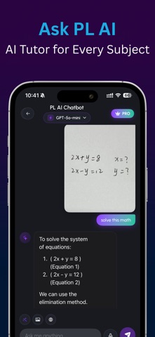 PL AI: Chatbot & AI Writer iPhone screenshot