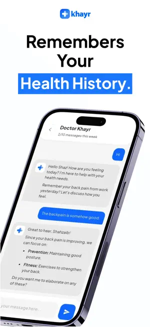 Khayr – AI Health Companion screenshot 4