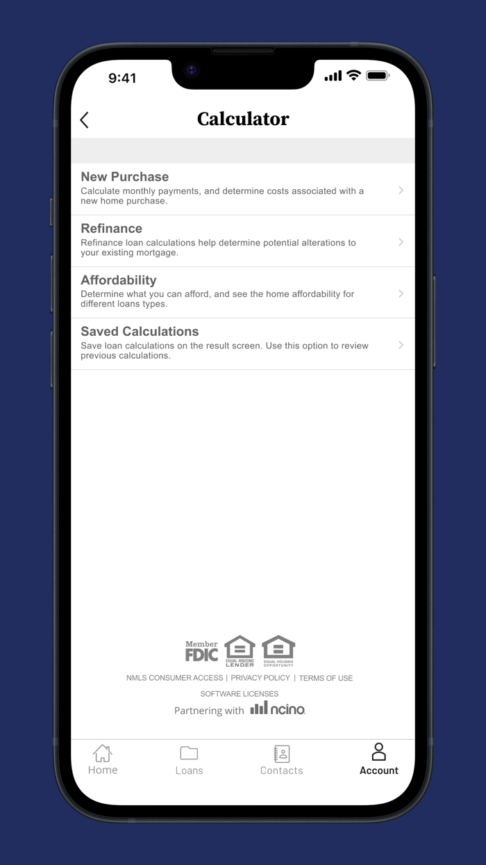 Hancock Mortgage App