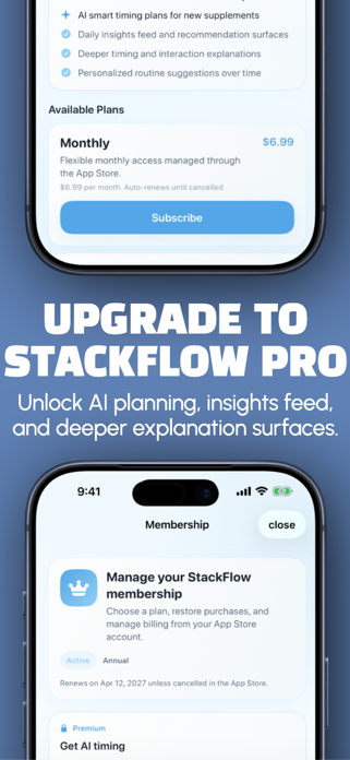StackFlow: Supplement Planner Screenshot 5 of 5