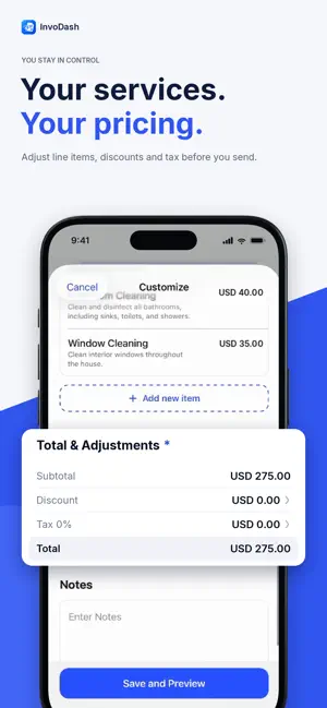 InvoDash: Invoice & Estimate screenshot 4
