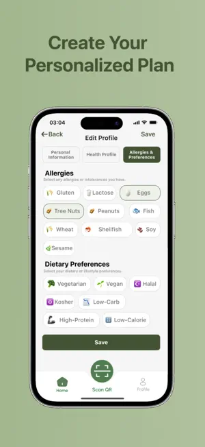 FitMenu: Scan Menu, Eat Safe screenshot 2