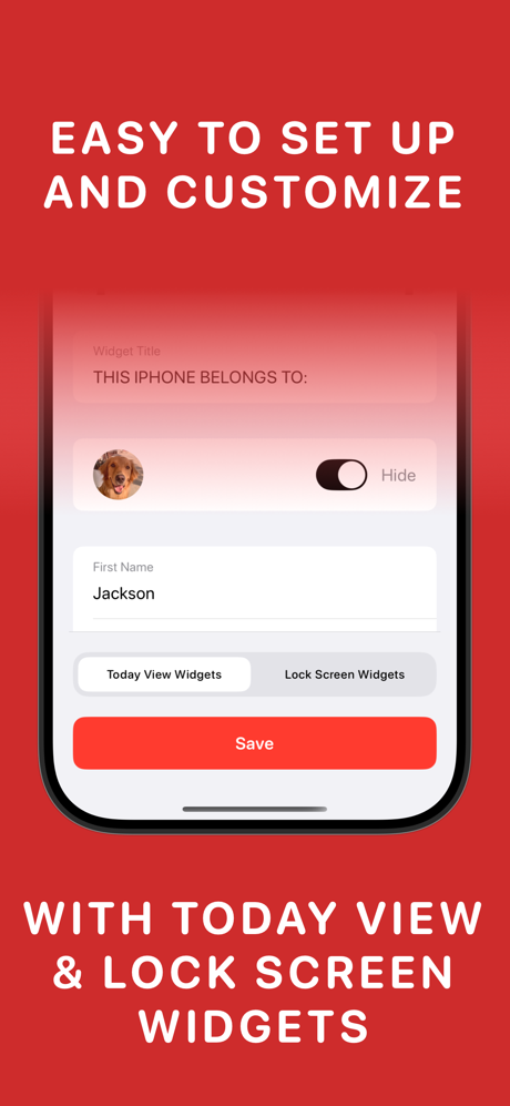 Nametag - Lost Phone Widget screenshot 3