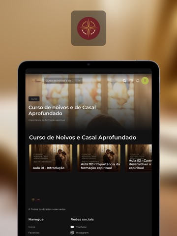 Fé com Virtudes iPad screenshot