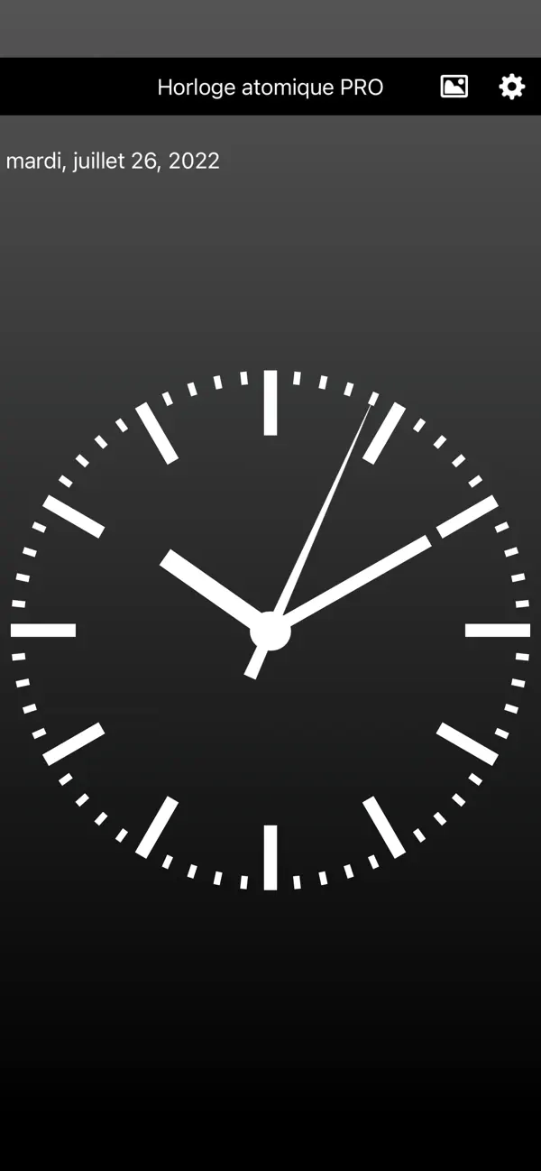 Screenshot #1 pour Horloge Atomique PRO