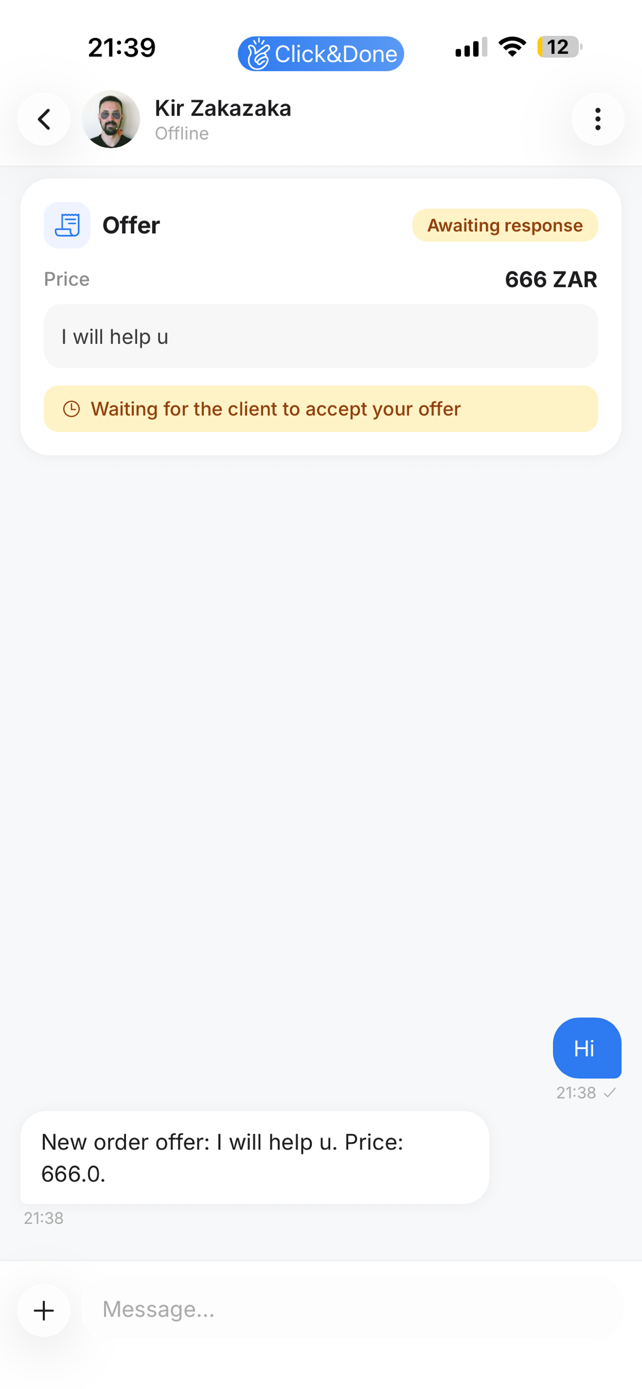 ClicknDone — Work App