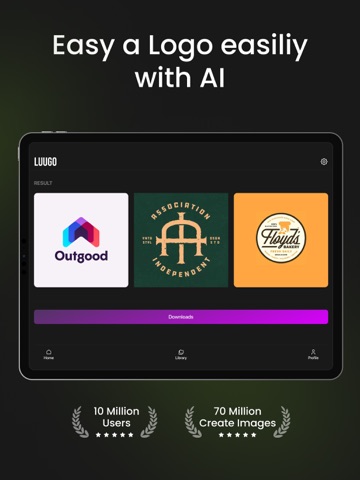 AI Logo Maker Plus: Designer ipad screenshot 4