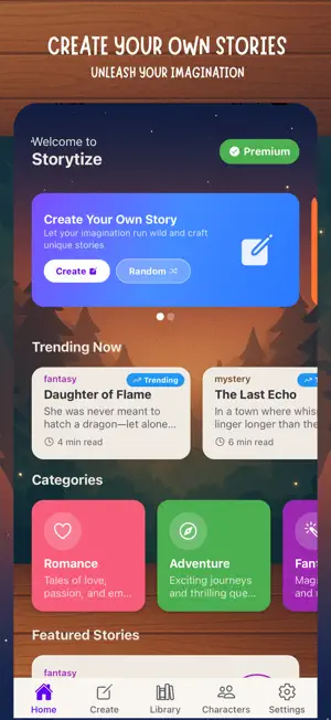 Storytize - Story Maker screenshot 1