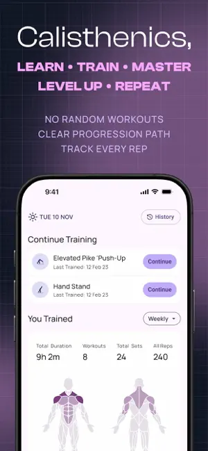 Calistack: Calisthenics Skills screenshot 2