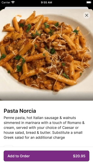 Pomodoro's Italian Cafe iPhone screenshot 4 - Food & Drink app
