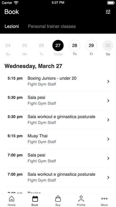 Fightgymclub Lugano Screenshot