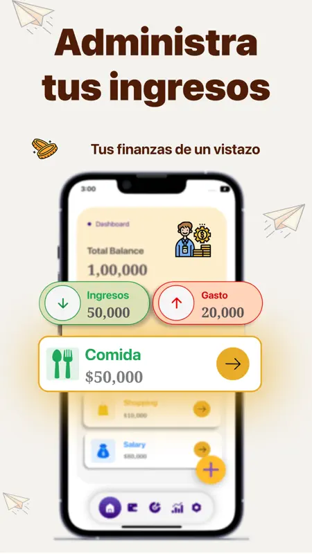 Gestor de gastos de ingresos screenshot 1 of 8