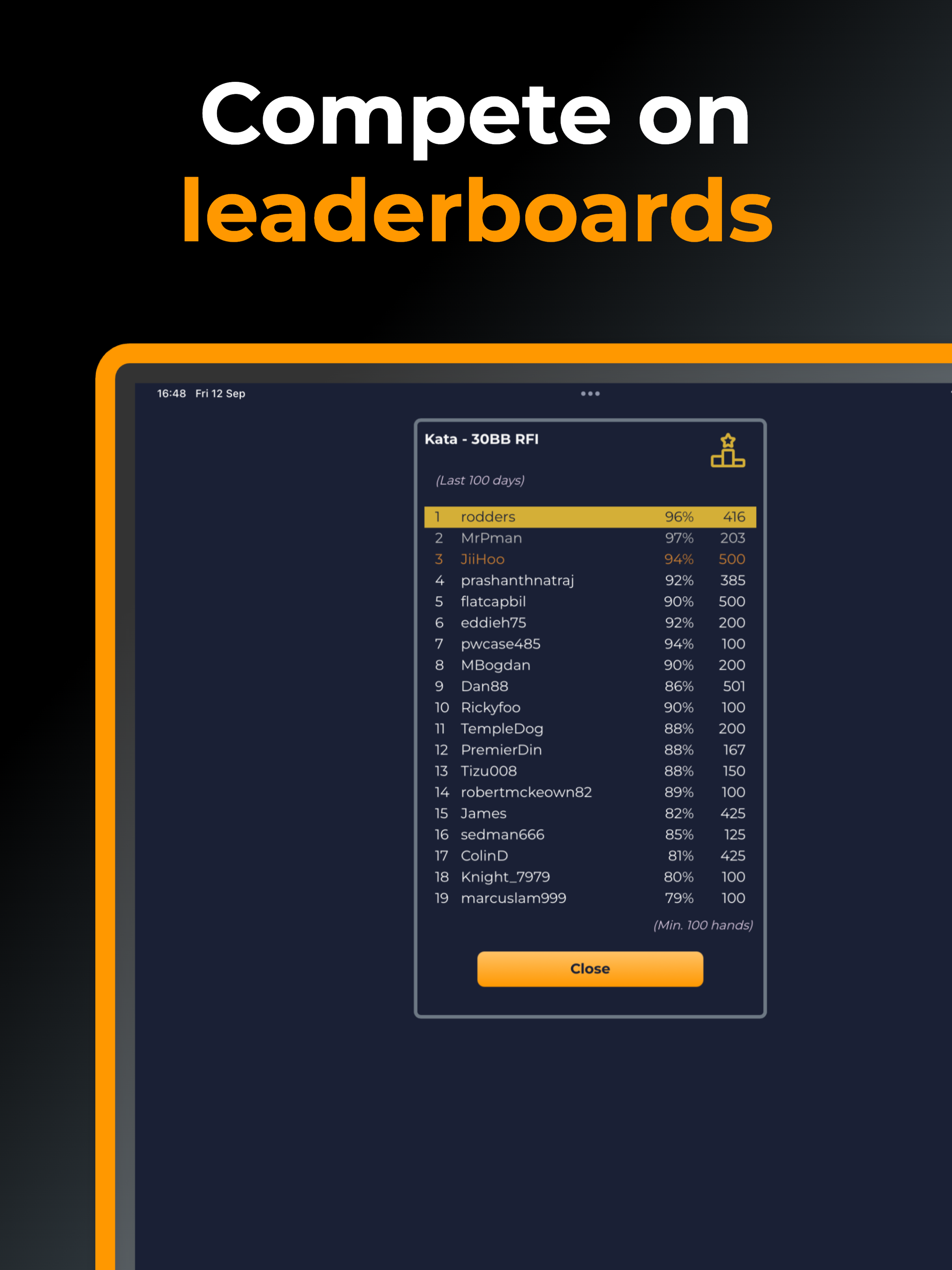 Preflop Dojo: Poker Trainer screenshot 14