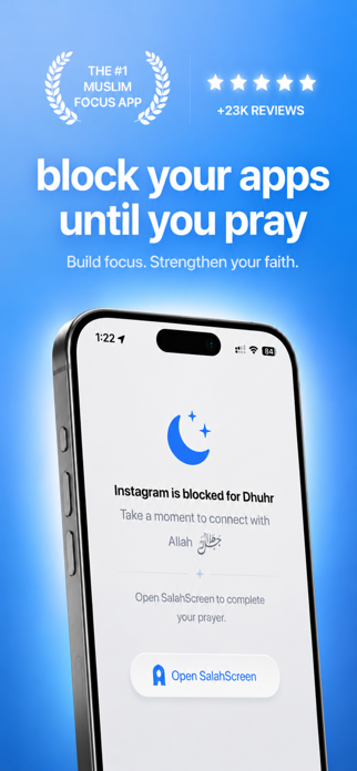 SalahScreen: Prayer Focus Screenshot 1 of 6