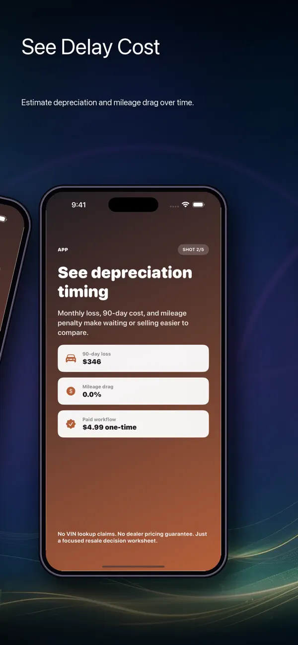 Screenshot #2 pour AutoValue Depreciation