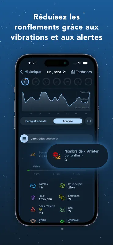 Noxogy Enregistreur de sommeil screenshot 7 of 9