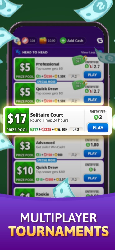 Solitaire Skillz:Win Real Cash screenshot 7
