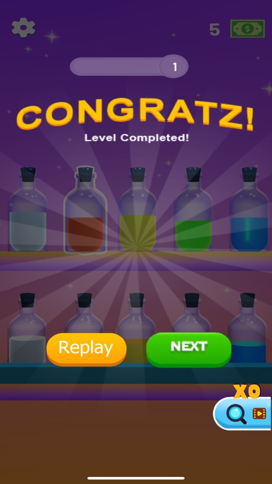 #4. Bottle color guess game (iOS) By: yassine bahassine