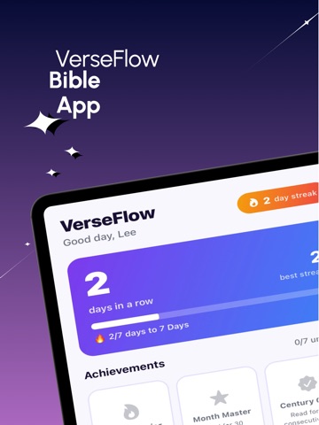 VerseFlow - Bible Reading iPad screenshot 1
