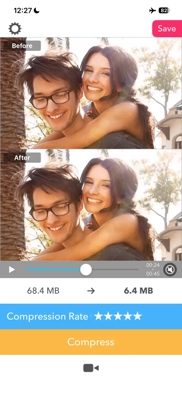 Screenshot #2 pour VIBit - Compress Video & Image