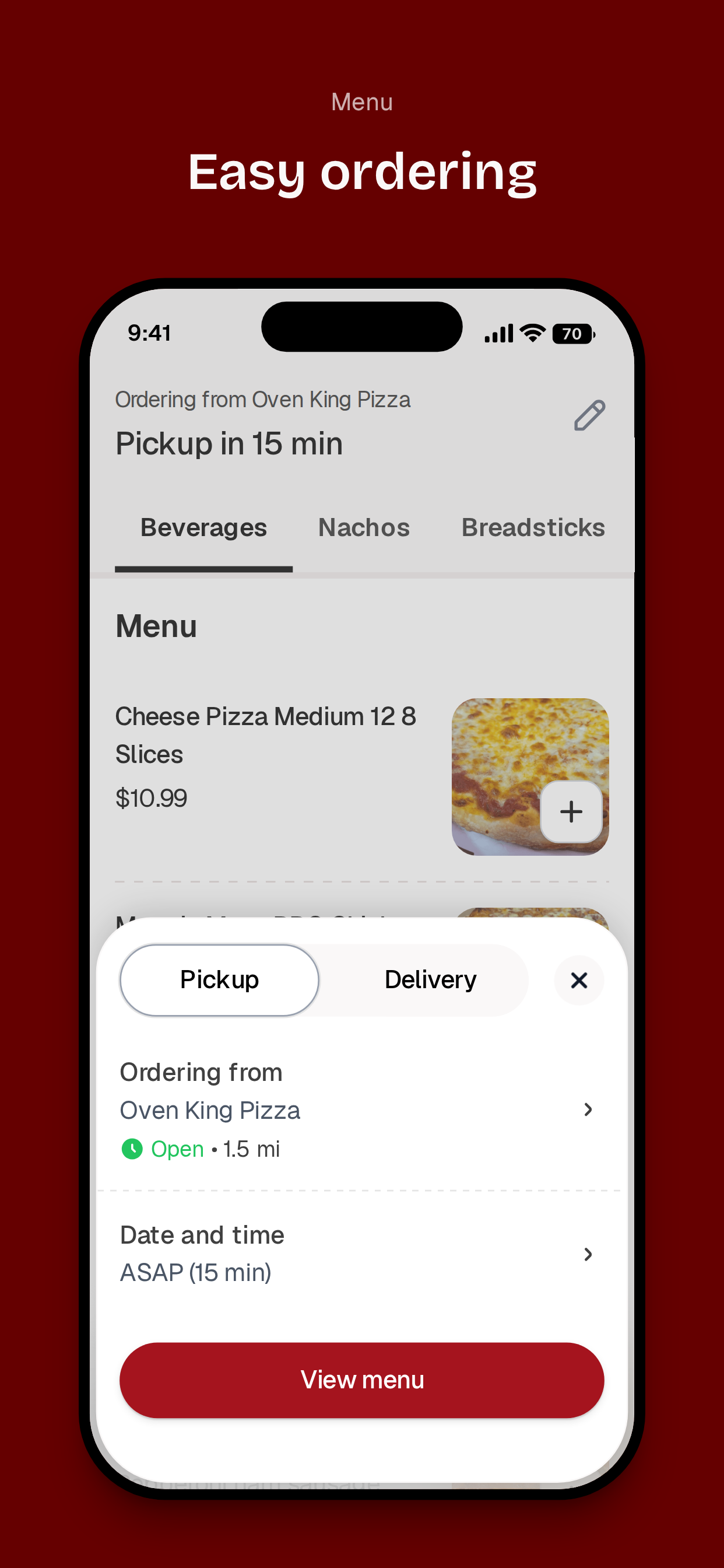 Oven King Pizza screenshot 3