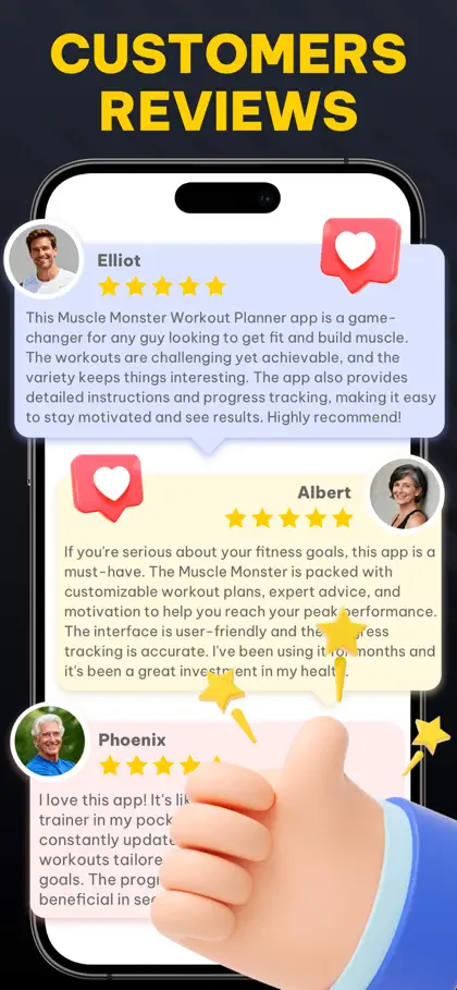 Screenshot 6 di 6 di Muscle Monster Workout Planner