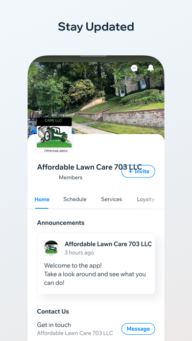 Affordable Lawn Care 703 LLC. Screenshot